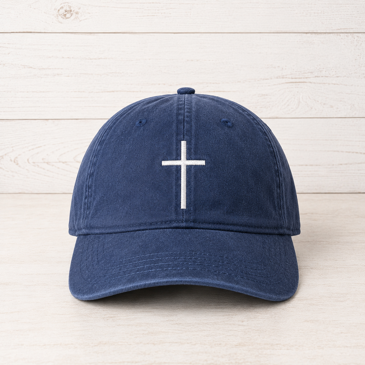 Embroidered Cross Hat | Christian Baseball Cap