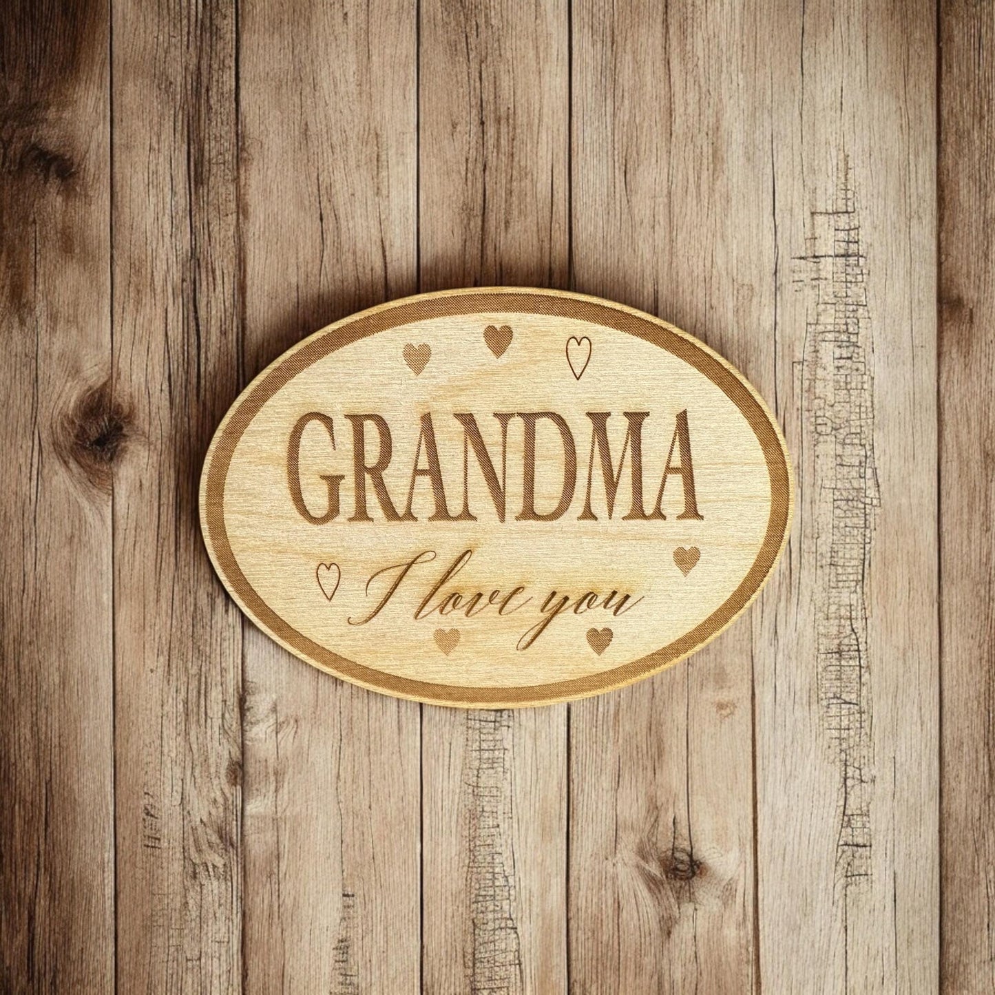 Nana I love you Magnet | Valentine's Day Gift | Grandparent Gift | Gift for Grandma | Gift for Mom | Laser Engraved Magnet | Personalized