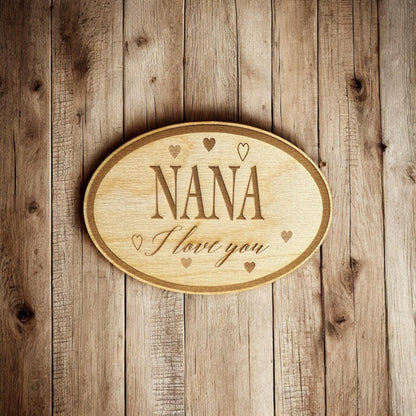 Mimi I love you Magnet | Valentine's Day Gift | Grandparent Gift | Gift for Grandma | Gift for Mom | Laser Engraved Magnet | Personalized