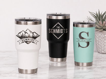 Personalized Engraved YETI Rambler Tumbler – 20oz & 30oz