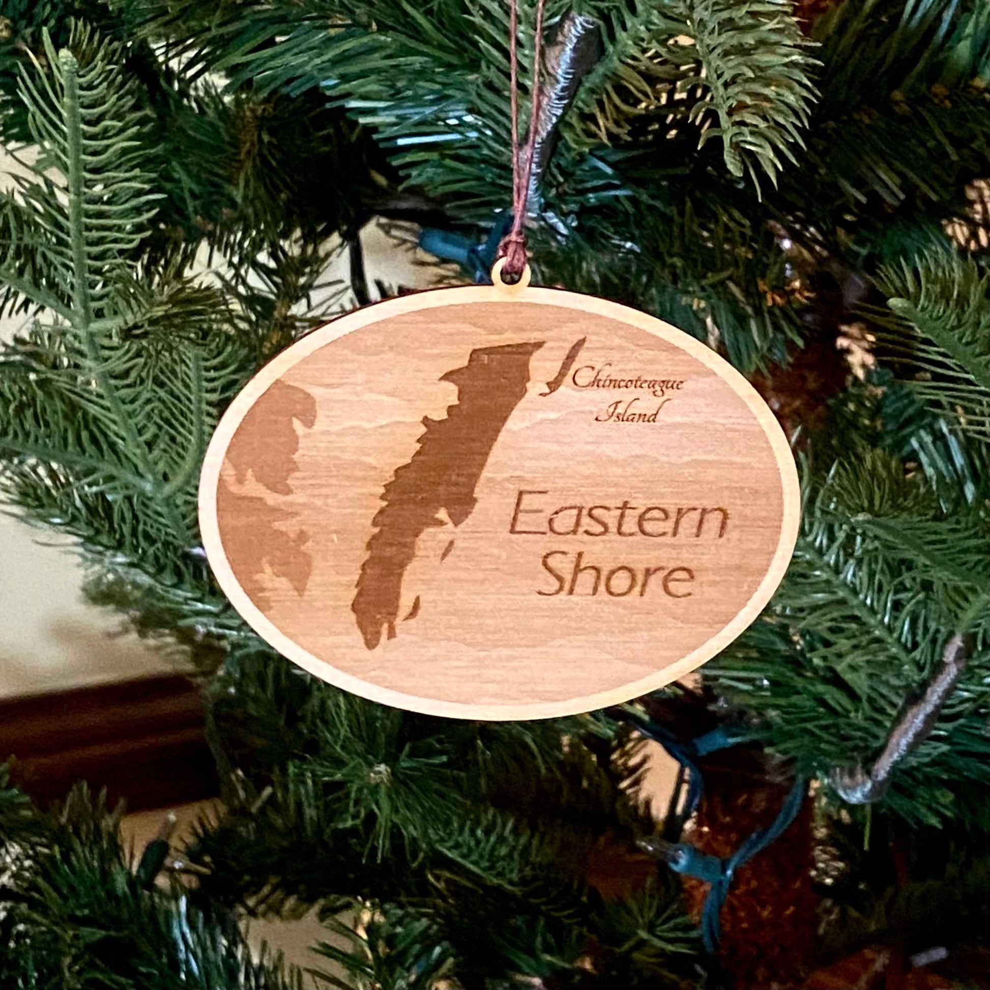 Lake personalized gift - Laser Engraved Ornament