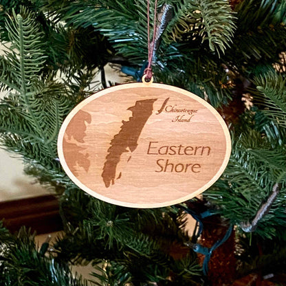 Lake personalized gift - Laser Engraved Ornament