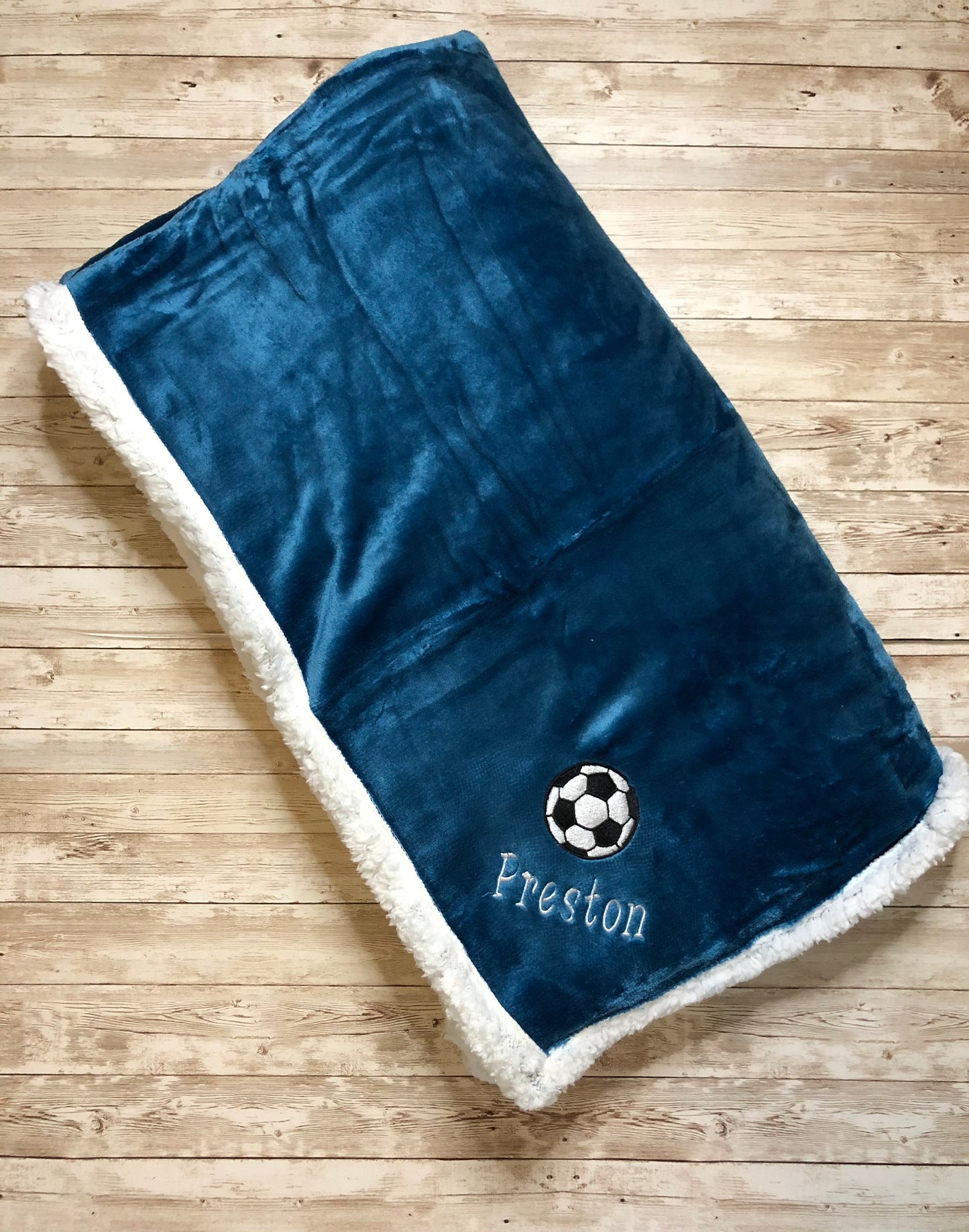 Personalized blanket, personalized baby blanket, Embroidered Sherpa blanket, Embroidered monogram blanket, monogrammed Sherpa blanket