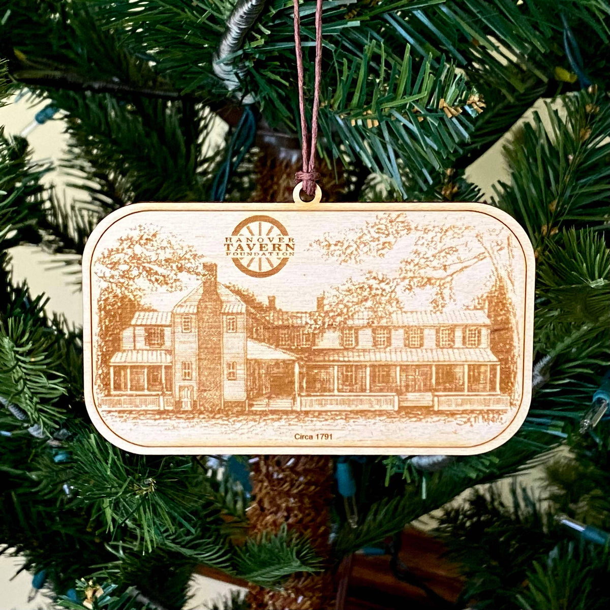 Custom Company Gift - Laser Engraved Ornament