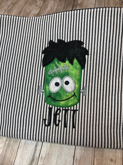 Personalized Halloween Bags | Trick or Treat Basket | Personalized Halloween Bucket | Embroidered Trick or Treat Bag | Halloween Tote