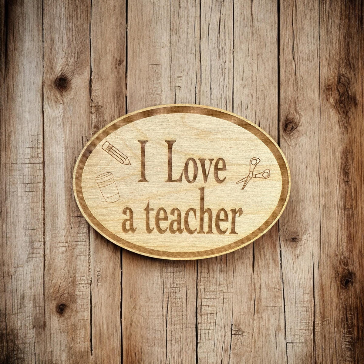 I Love a Fireman Magnet | Fireman Gift | Fireman Appreciation | Laser Engraved Magnet | Personalized Fireman Gift | Valentine's Day Gift