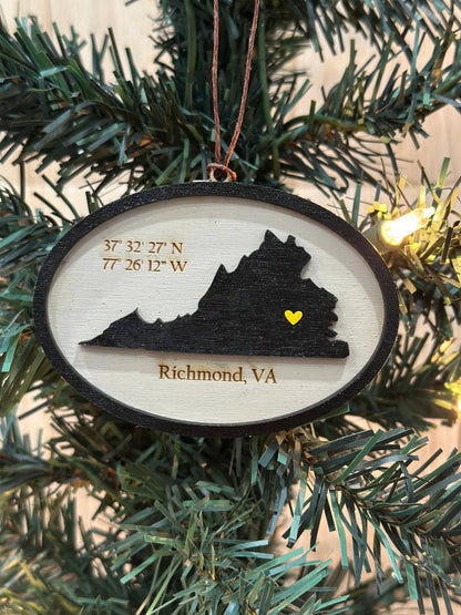 College gift - Virginia Commonwealth University Ornament