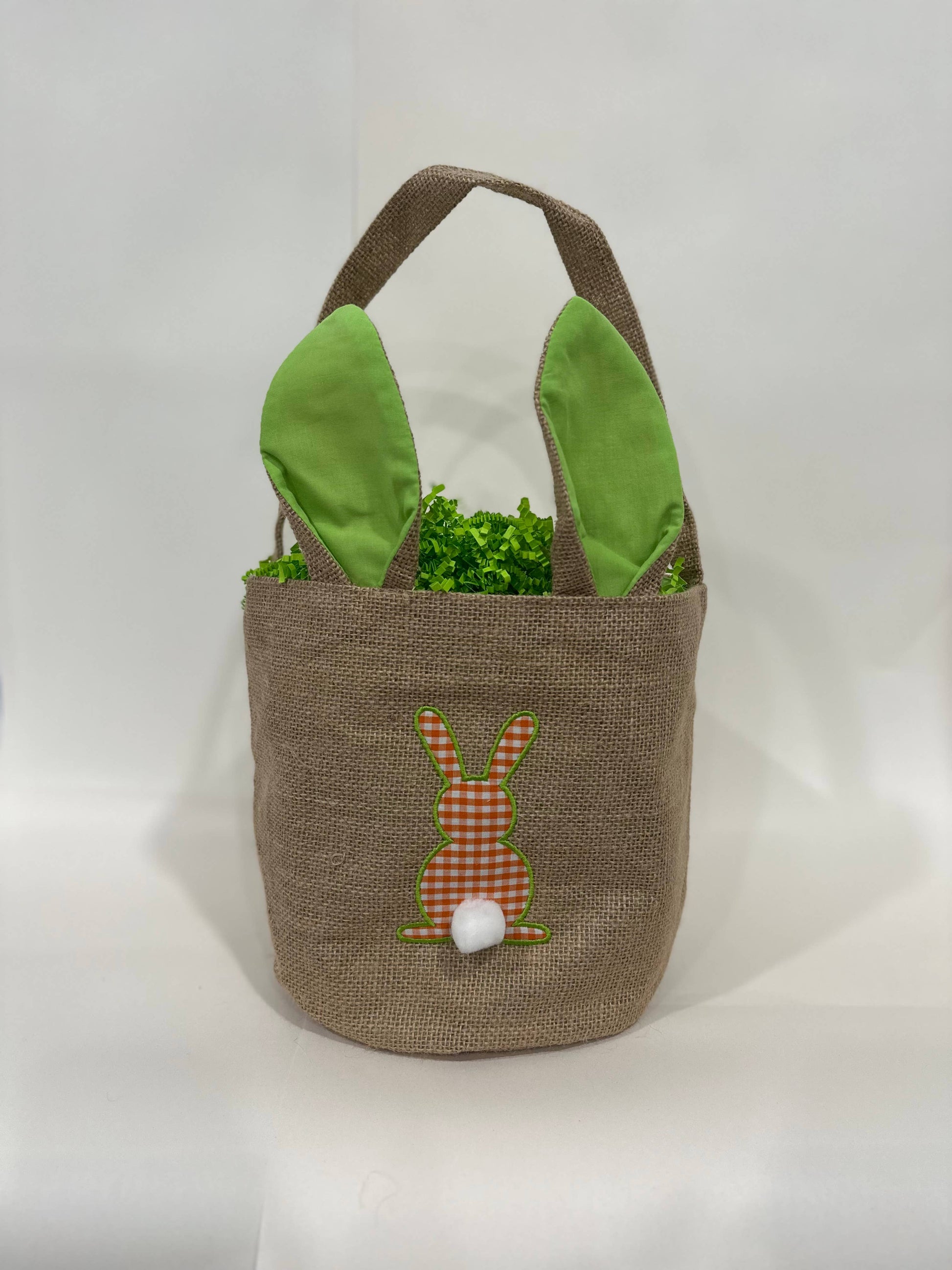Easter Bunny Basket- Embroidered Easter Basket