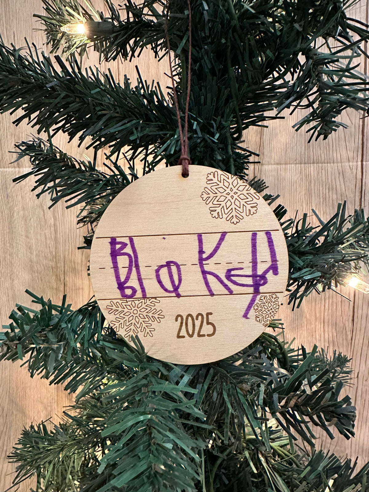 2025 Child Keepsake Christmas Ornament- Laser Engraved