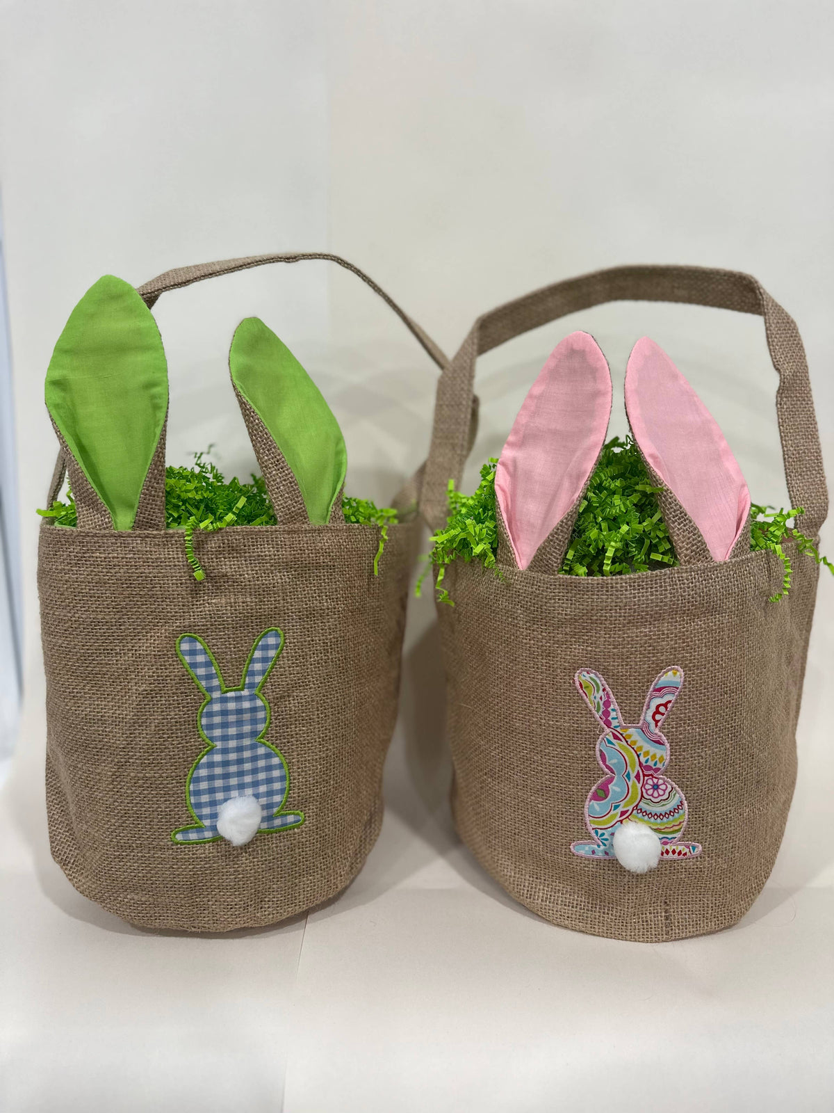 Easter Bunny Basket- Embroidered Easter Basket