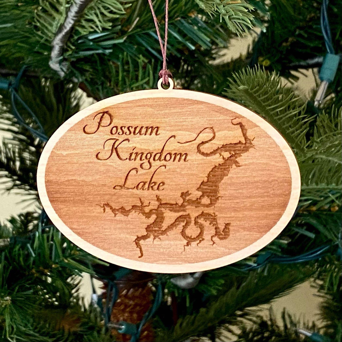 Custom Lake Ornament | Personalized River Gift | Custom Laser Engraved Gift | River Gift | Lake Gift | Ornament | Father's Day Gift
