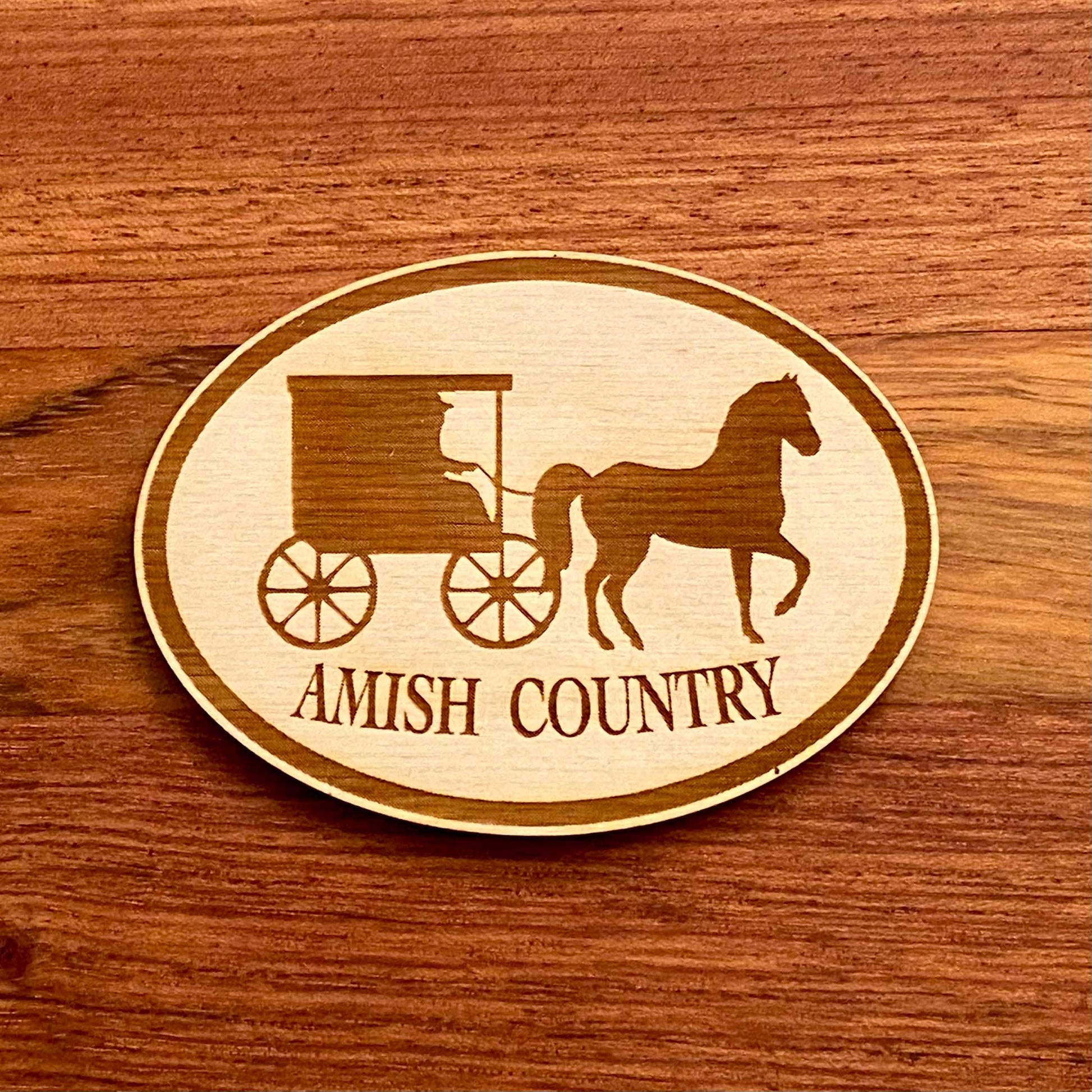 Amish Country - Laser Engraved Magnet