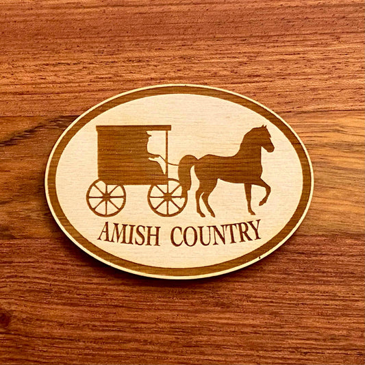 Amish Country - Laser Engraved Magnet