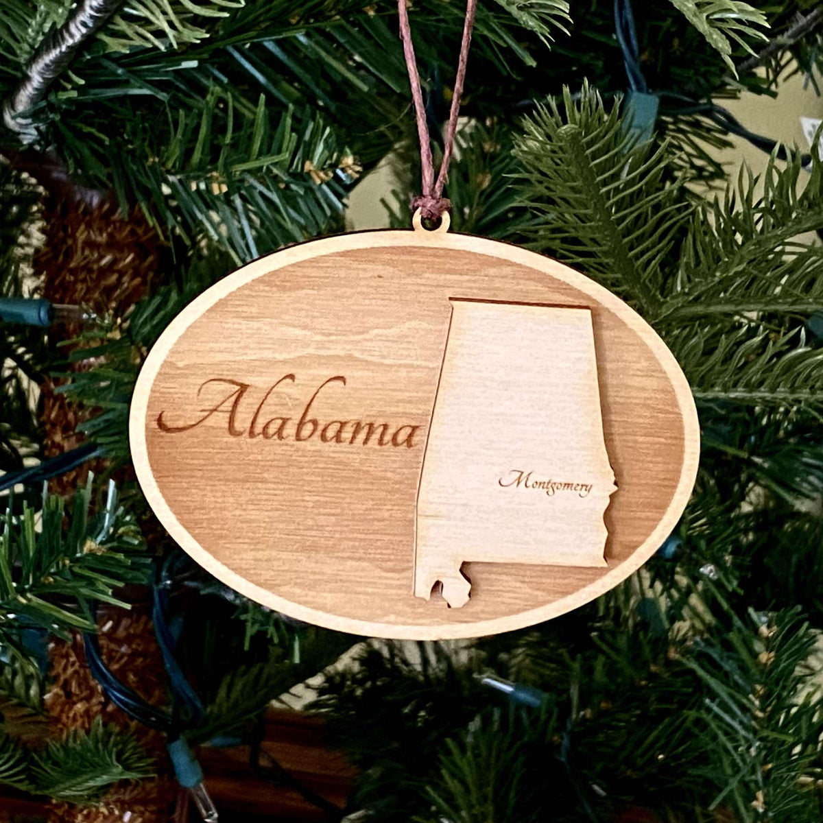 Virginia State Personalized Ornament | Custom Laser Engraved Gift | Personalized Gift | Custom State Gift
