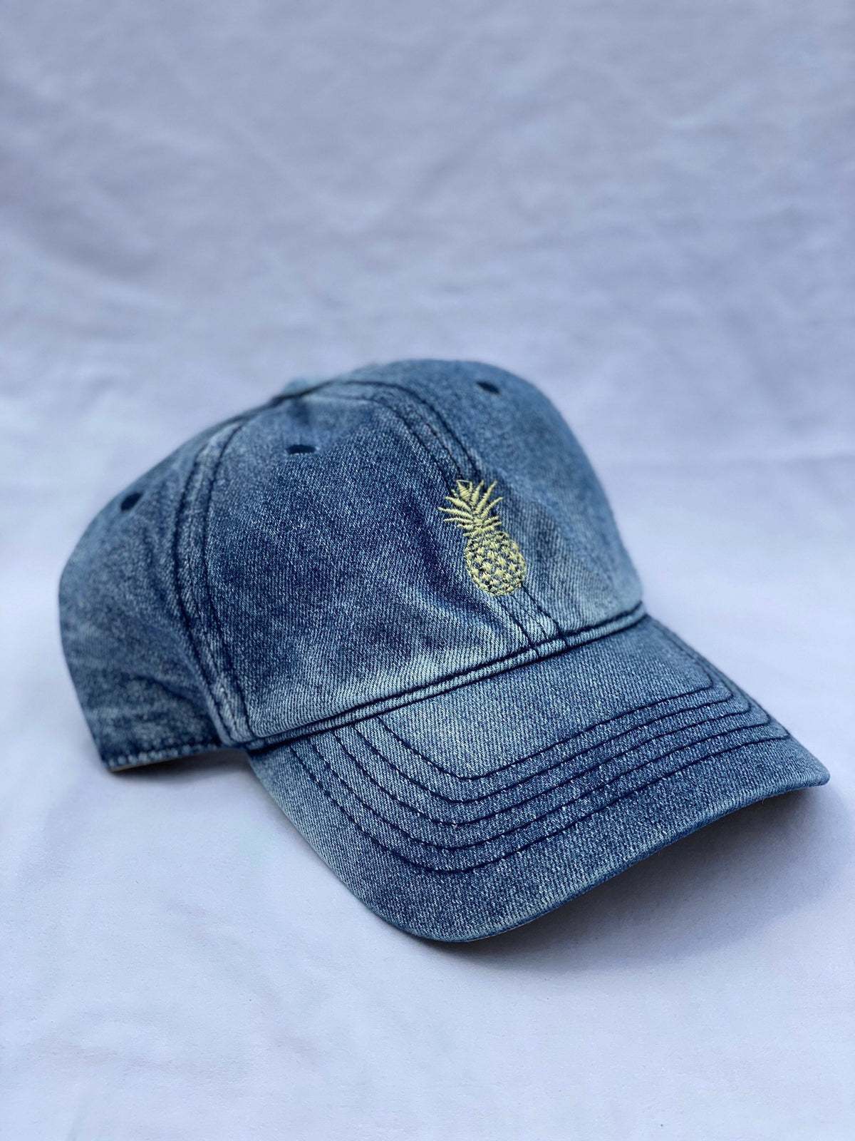 Embroidered Pineapple Hat | Monogrammed Baseball Cap | Pineapple Hat | Cute Pineapple Hat | Woman's Hat | Embroidered Hat | Gift for a Woman