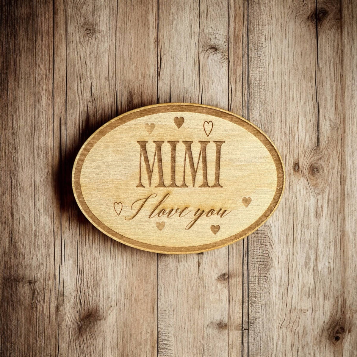 Nana I Love You, Mother's Day Gift - Laser Engraved Magnet