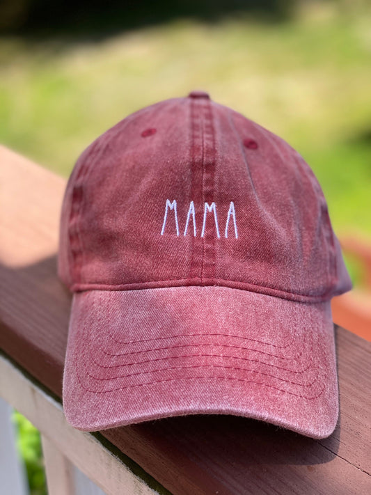 Mama Baseball Hat | Mom Baseball Cap | Hat for Mom |Rae Dunn inspired | Gift for a Mom | Mom to be gift | Embroidered Hat | Personalized Hat