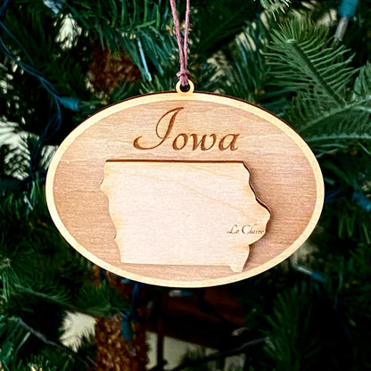 Montana State Personalized Ornament | Custom Laser Engraved Gift | Personalized Gift | Custom State Gift