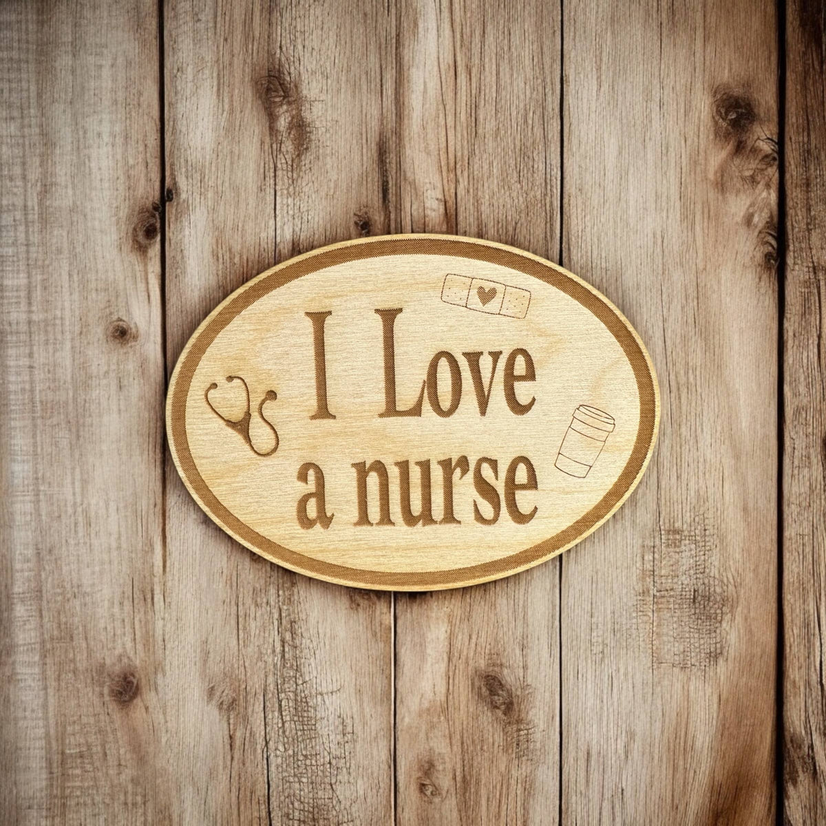 I Love a Teacher, Teacher Gift - Laser Engraved Magnet