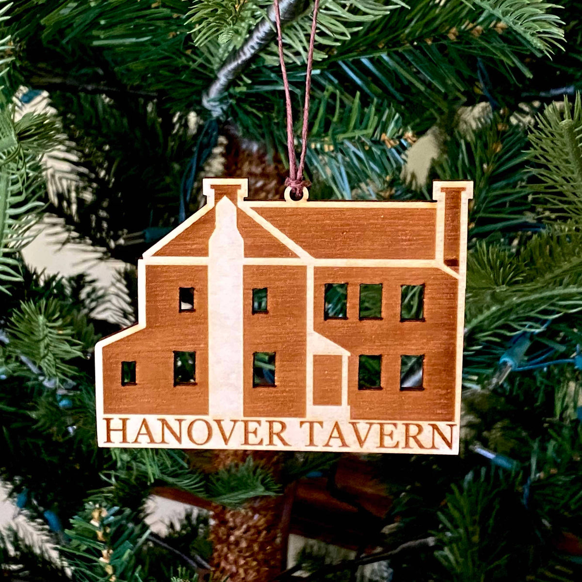 Custom Company Ornament- Laser Engraved Gift
