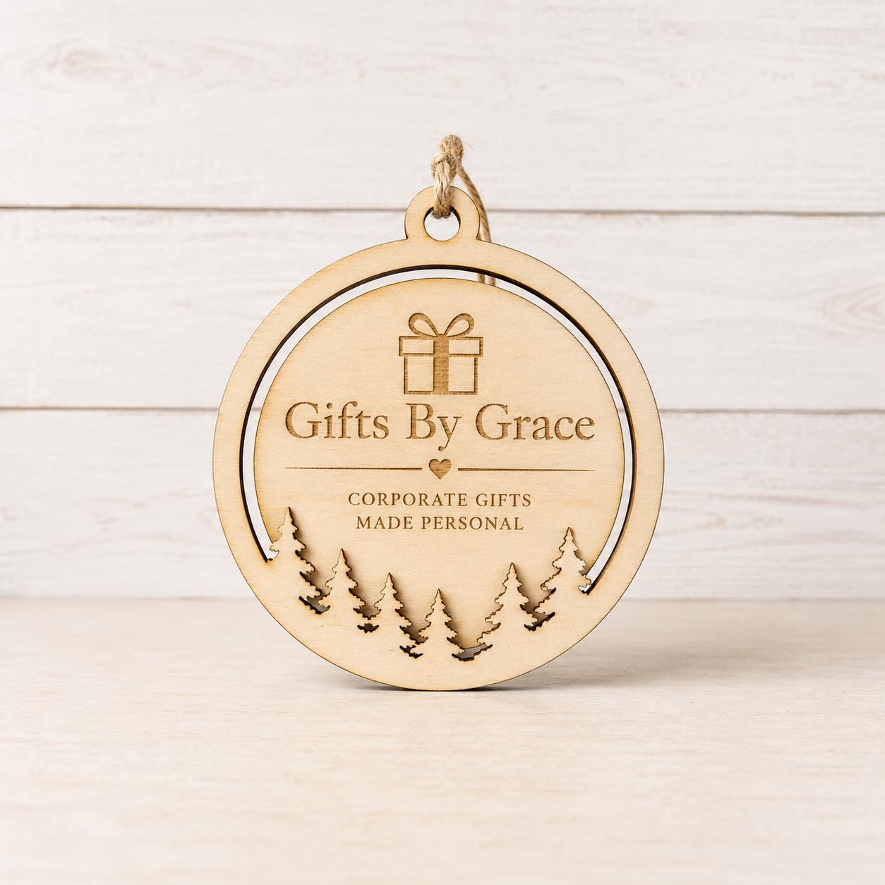 Custom Company Logo Ornament | Corporate & Bulk Gifts