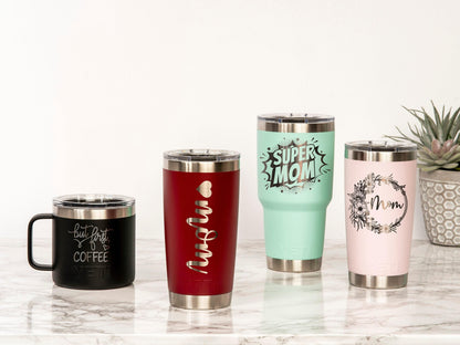 Recovered original Personalized Mom YETI Tumbler product photography