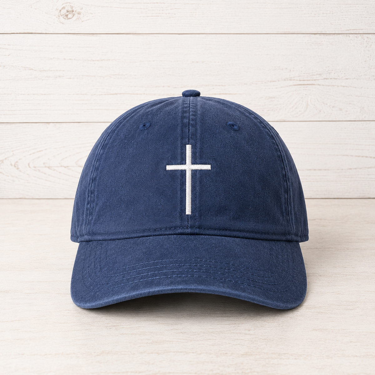 Embroidered Cross Hat | Christian Baseball Cap