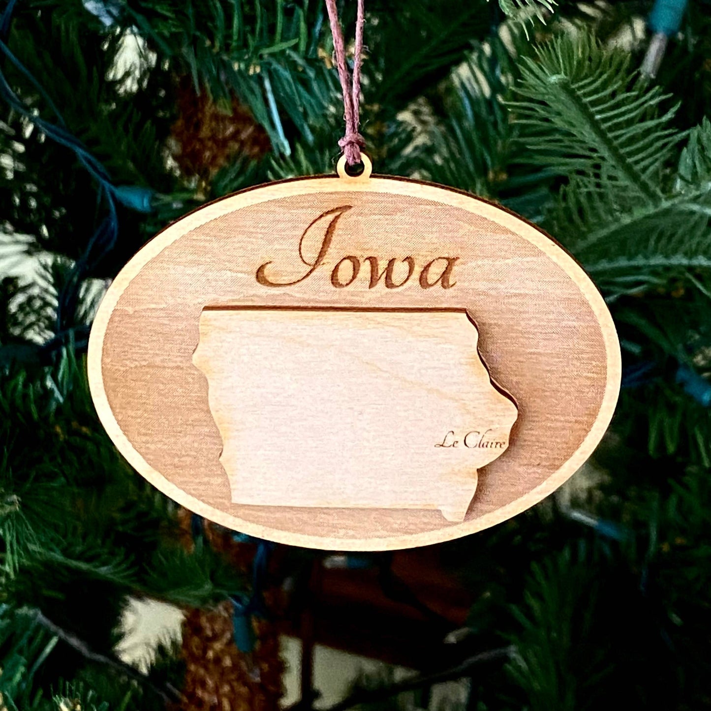 Montana personalized gift - Laser Engraved Ornament
