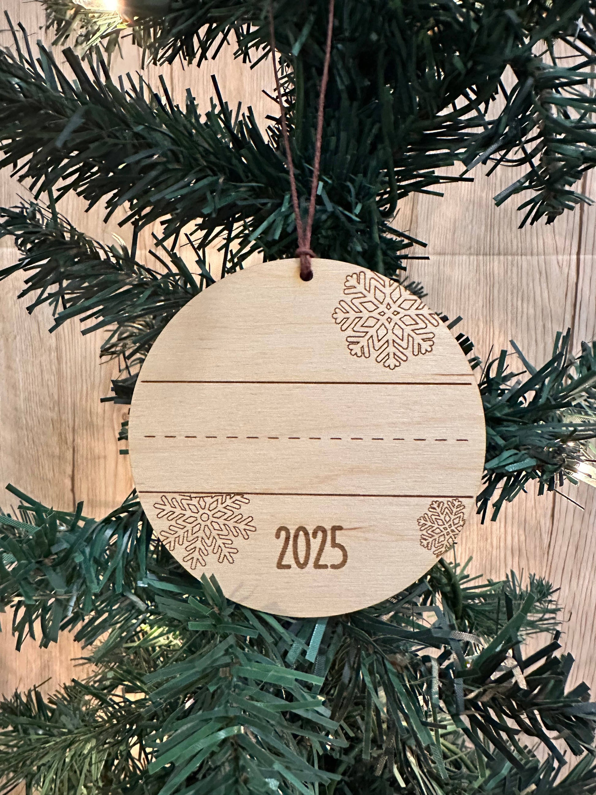 2025 Child Keepsake Christmas Ornament- Laser Engraved