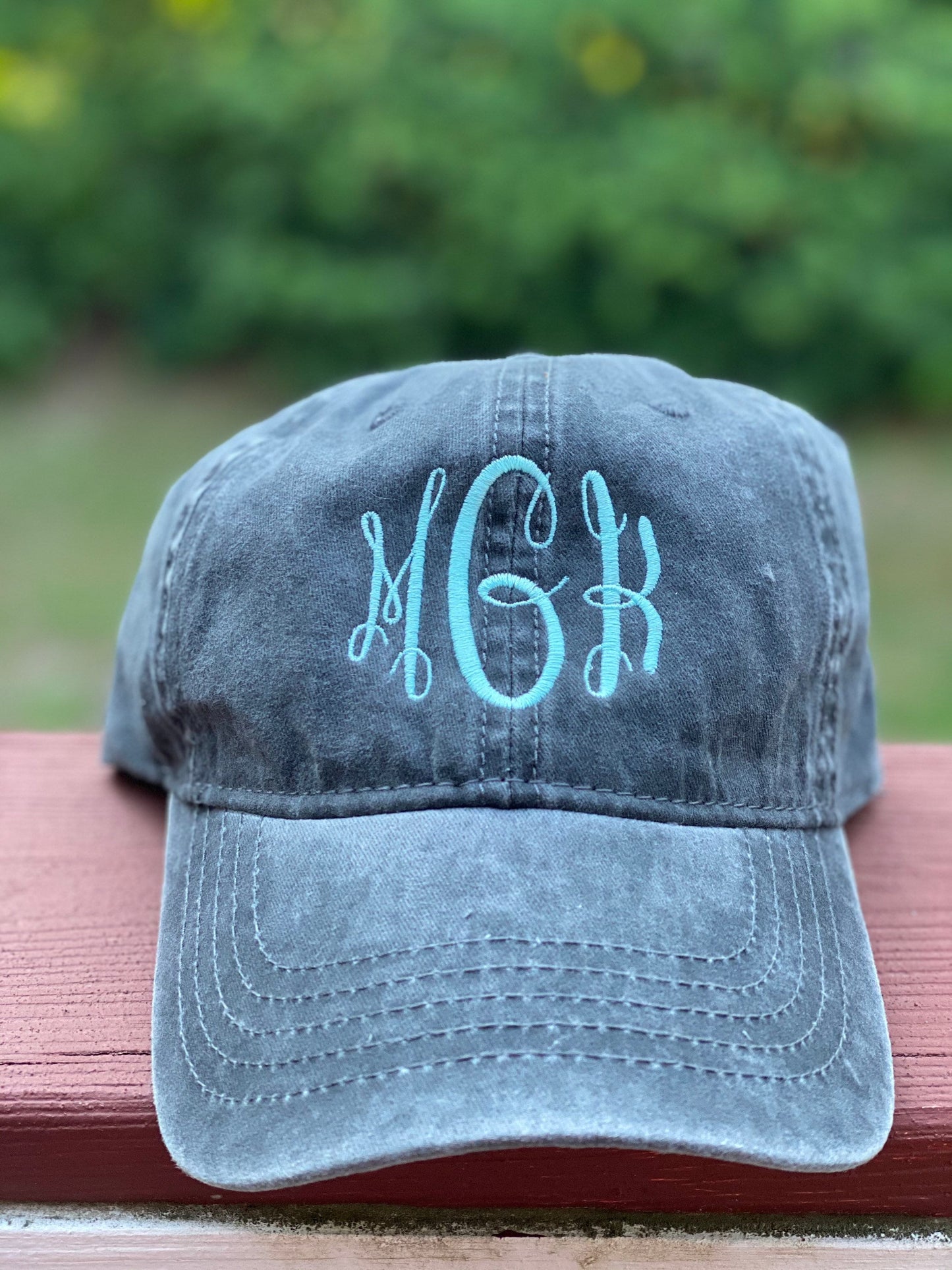 Monogrammed Hats For Women | Faded Baseball Cap | Bridesmaid Gifts | Personalized Hat for Women | Personalized Cotton Cap | Girls Weekend
