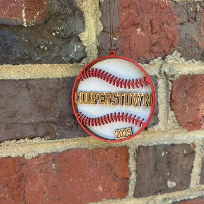 Custom Personalized Baseball Ornament, Baseball Gift for Coach, Baseball Player Gift, Personalized Baseball Team Gift,Christmas Gift for Boy