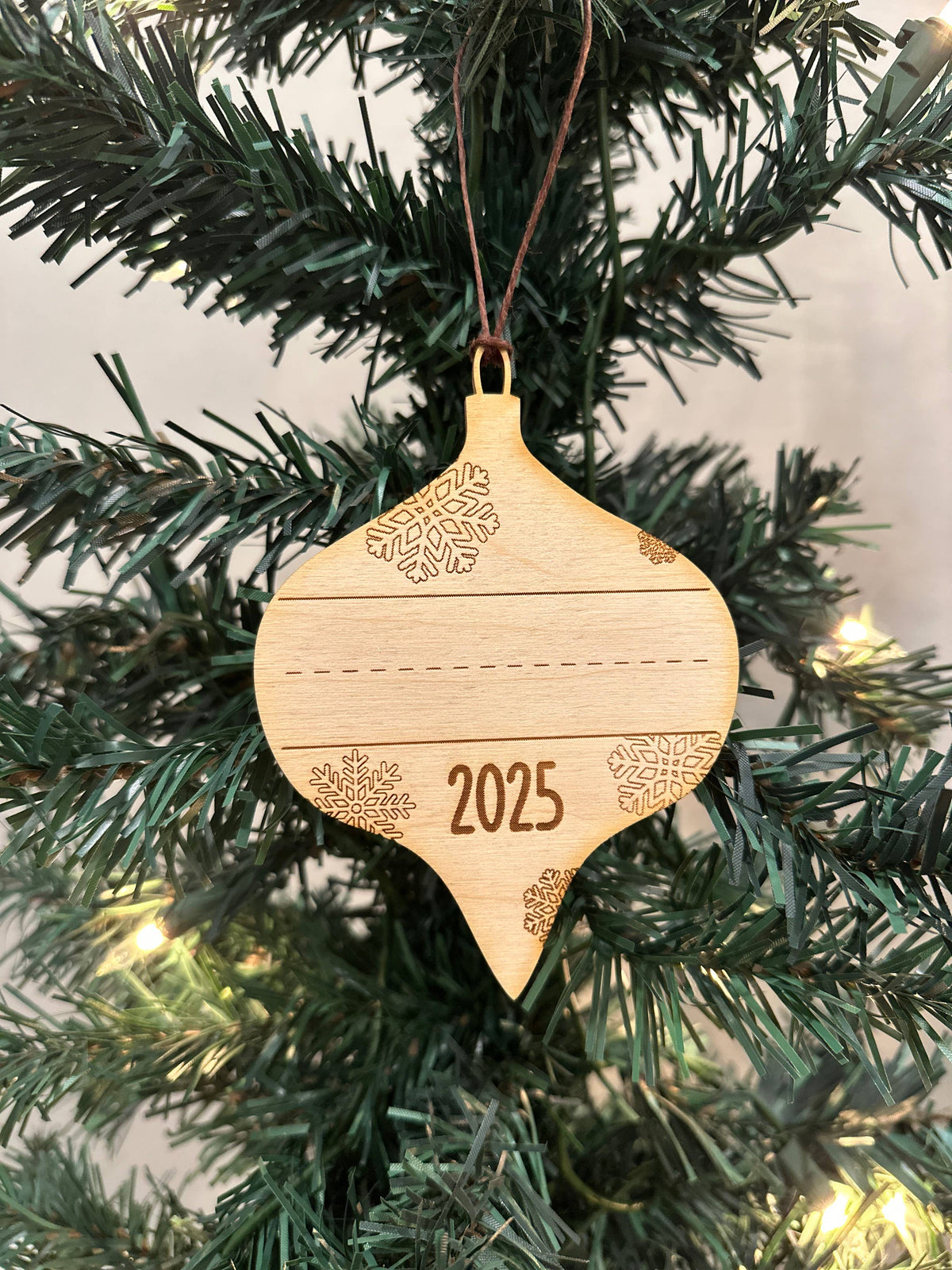 2025 Child Keepsake Christmas Ornament- Laser Engraved