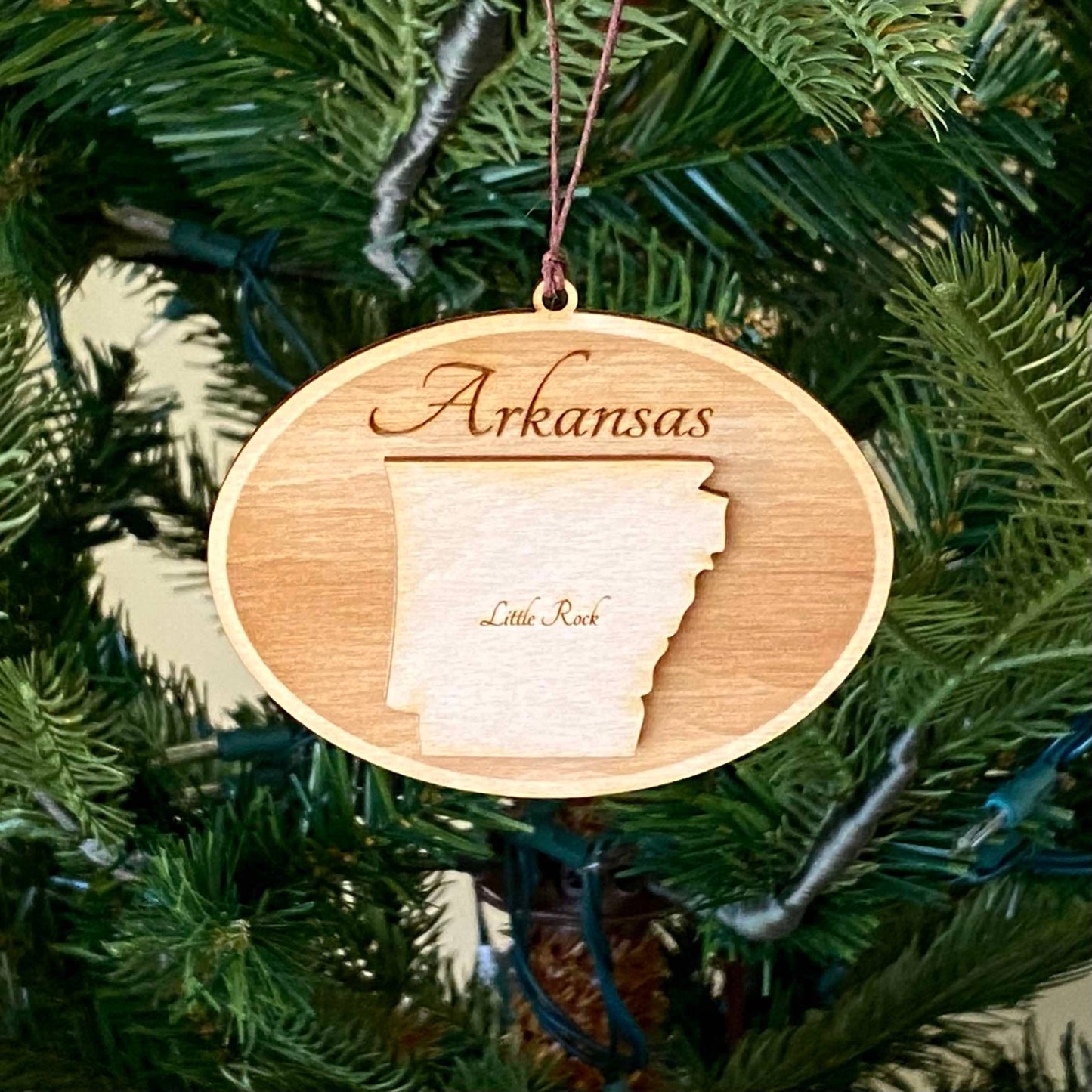 New York personalized gift - Laser Engraved Ornament