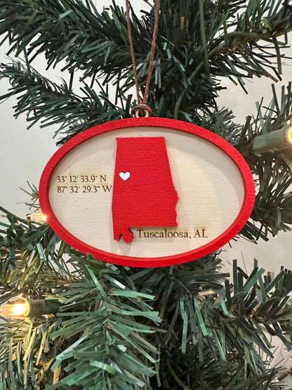 College personalized gift - University of Tennessee Ornament
