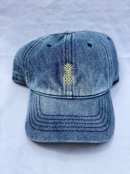 Embroidered Pineapple Hat | Monogrammed Baseball Cap | Pineapple Hat | Cute Pineapple Hat | Woman's Hat | Embroidered Hat | Gift for a Woman