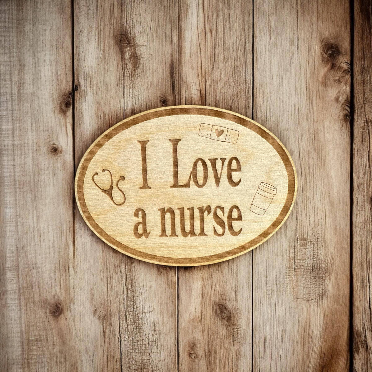 I Love a Fireman Magnet | Fireman Gift | Fireman Appreciation | Laser Engraved Magnet | Personalized Fireman Gift | Valentine's Day Gift