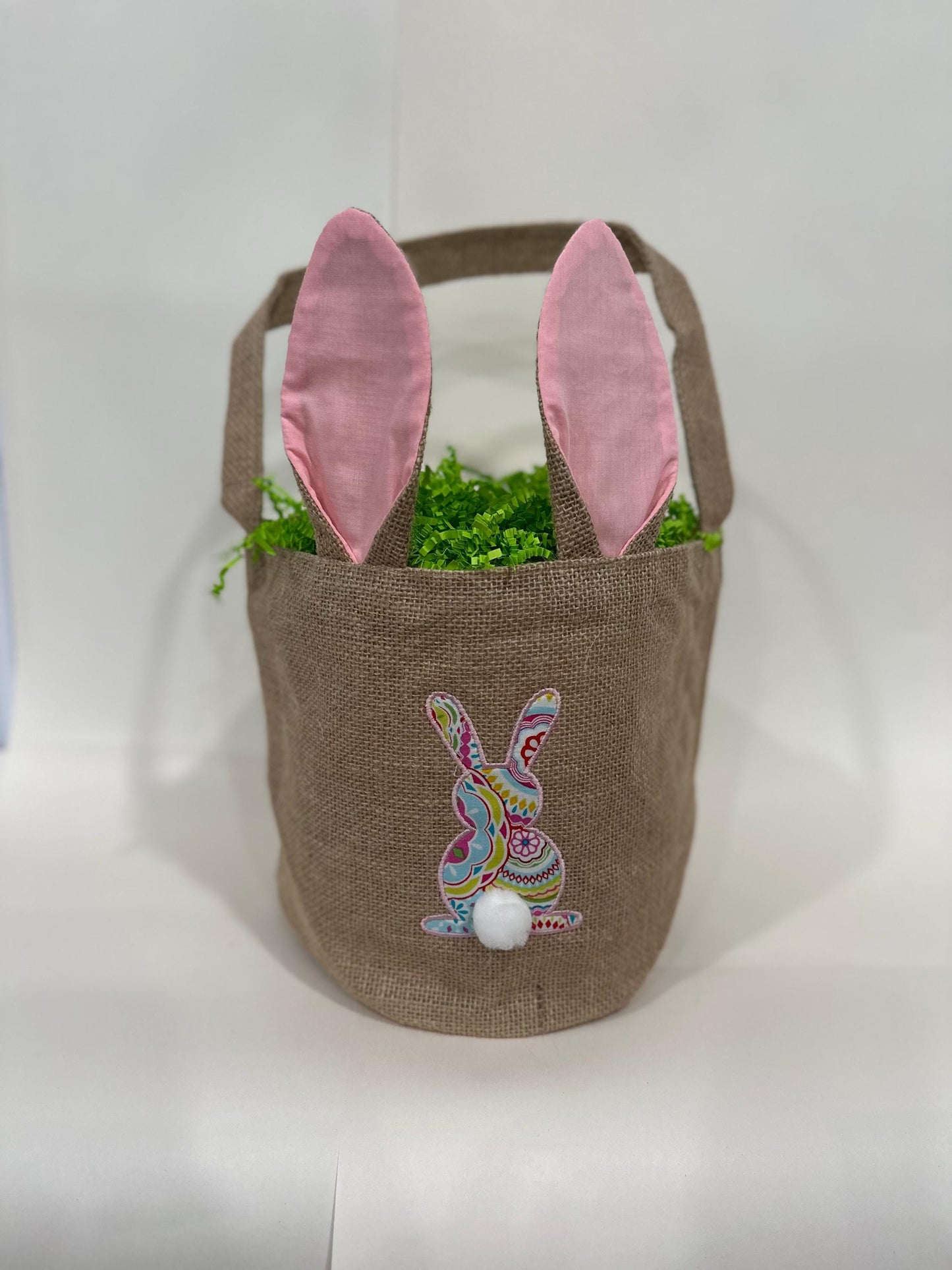 Personalized Easter Basket | Easter Bunny Basket | Gingham Easter Basket | Girls Easter Basket | Boys Basket | Embroidered Basket | Gift