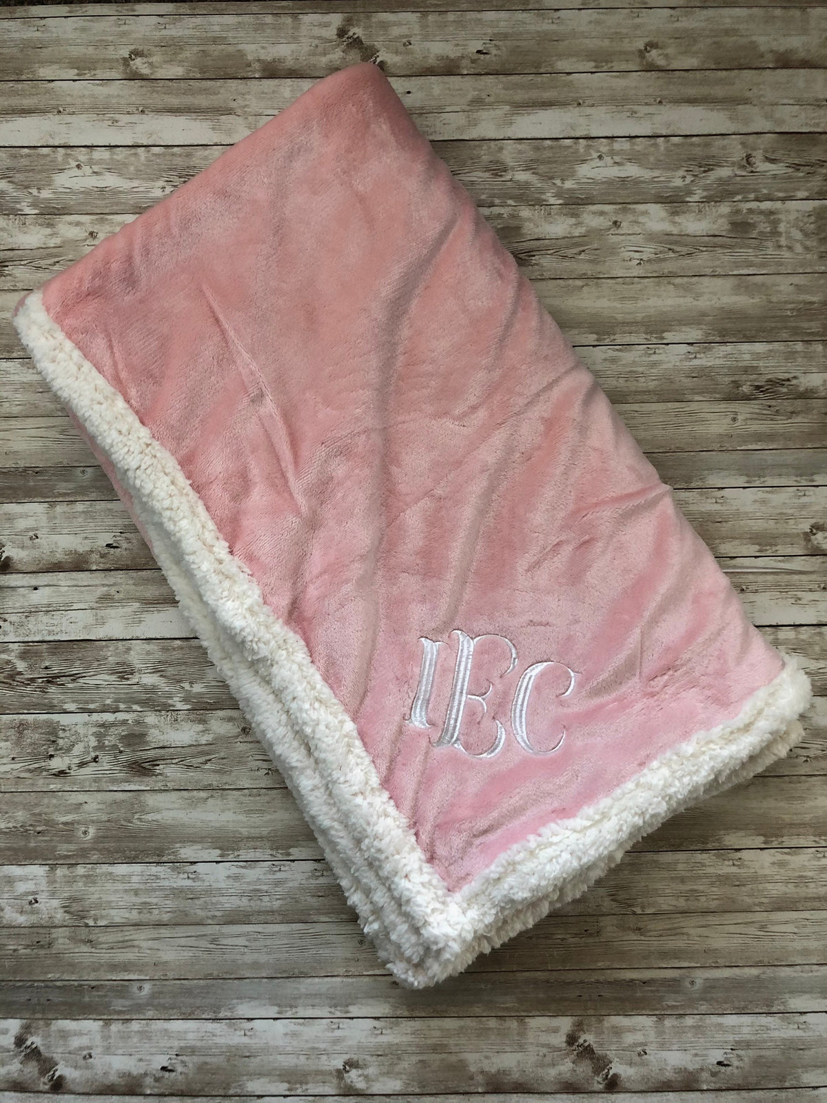 Personalized blanket, personalized baby blanket, Embroidered Sherpa blanket, Embroidered monogram blanket, monogrammed Sherpa blanket