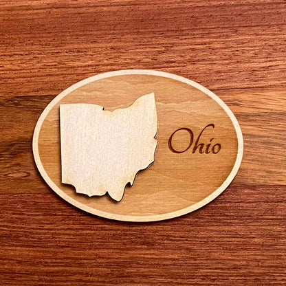 California personalized gift - Laser Engraved Magnet