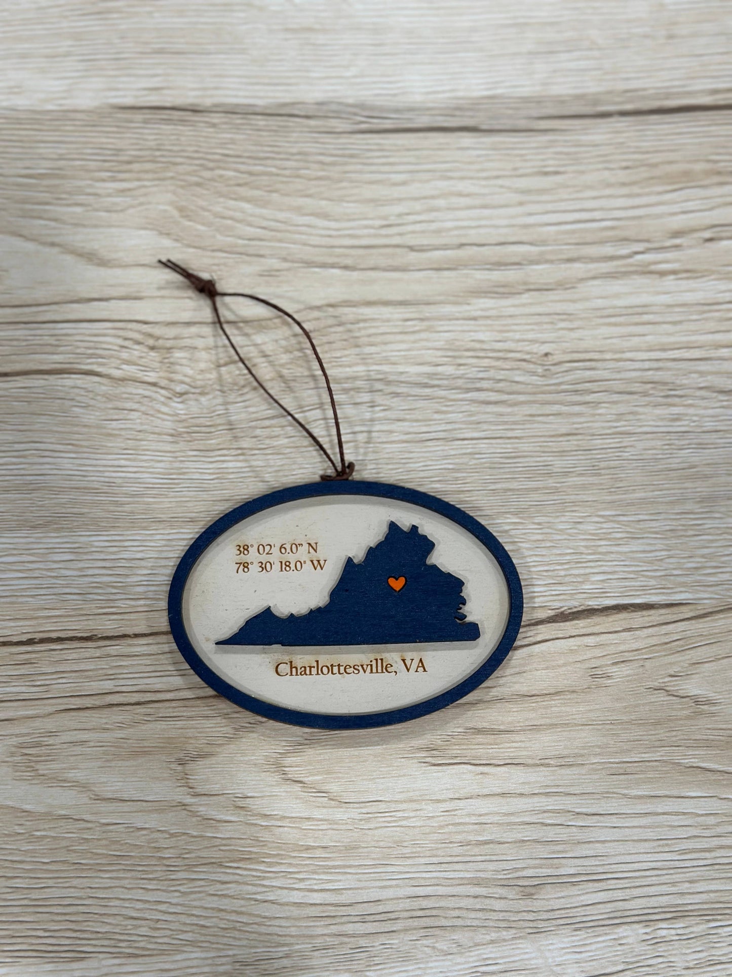College personalized gift - University of VA Ornament
