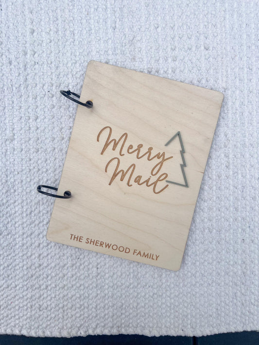 Christmas Card Holder / Merry Mail / Christmas Gift - legacy product image