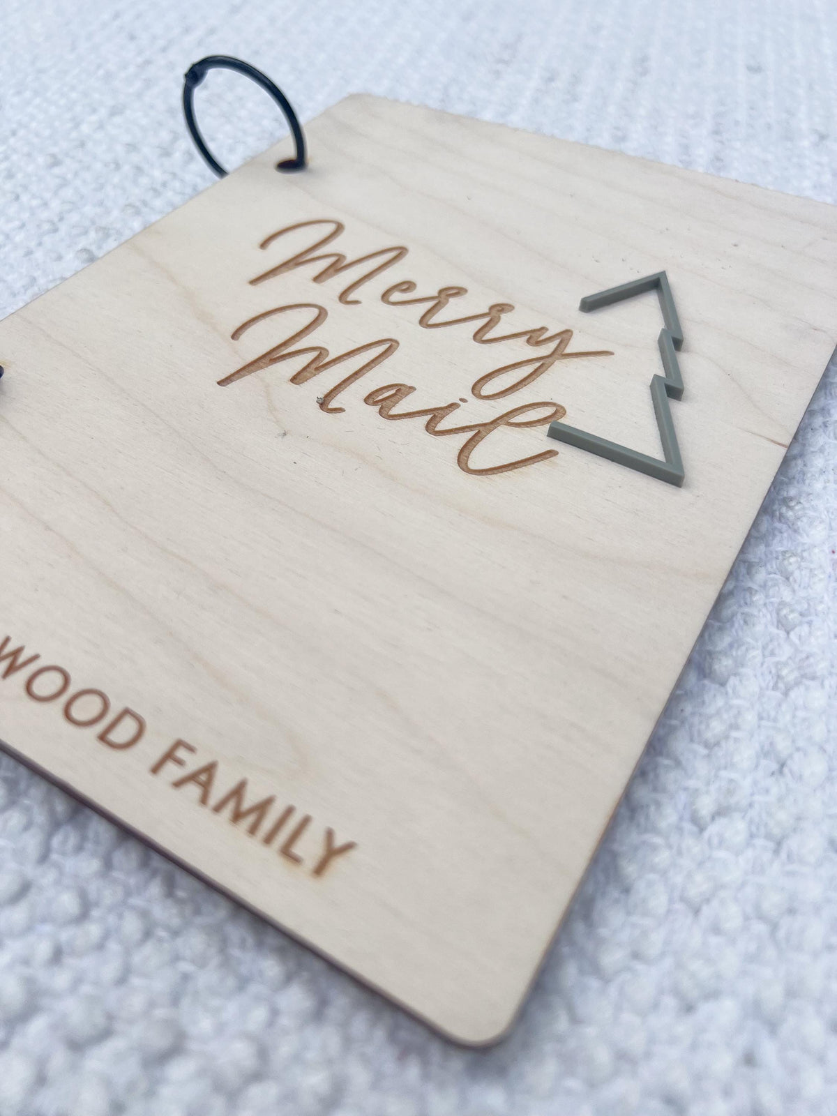 Christmas Card Holder / Merry Mail / Christmas Gift - legacy product image 2