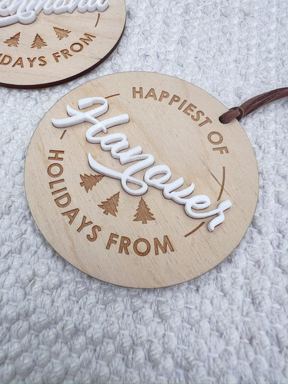 Richmond Virginia Ornament, Laser Engraved Holiday Keepsake - legacy product image 3