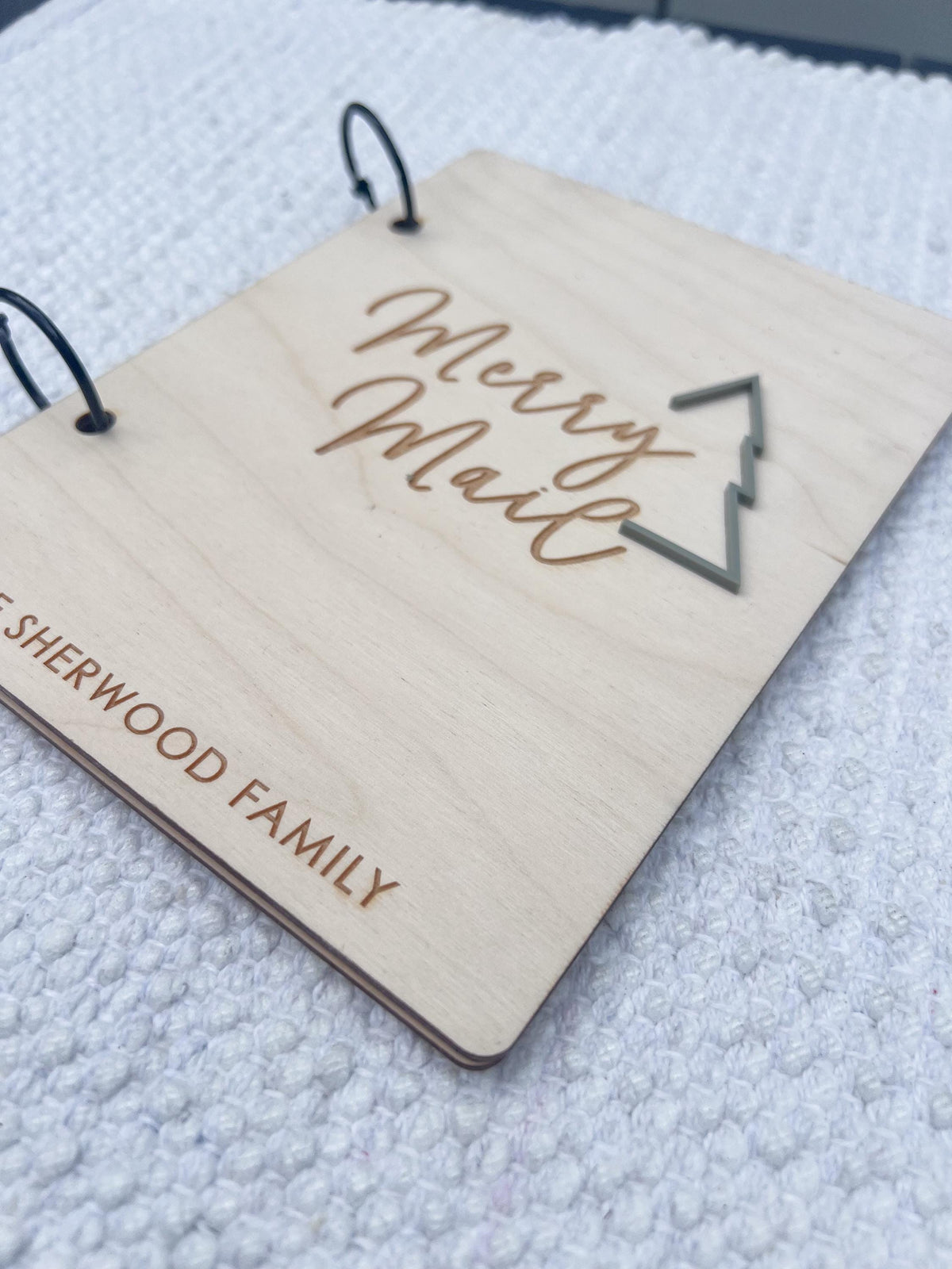 Christmas Card Holder / Merry Mail / Christmas Gift - legacy product image 4