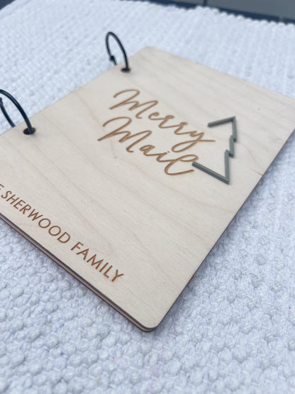 Christmas Card Holder / Merry Mail / Christmas Gift - legacy product image 4