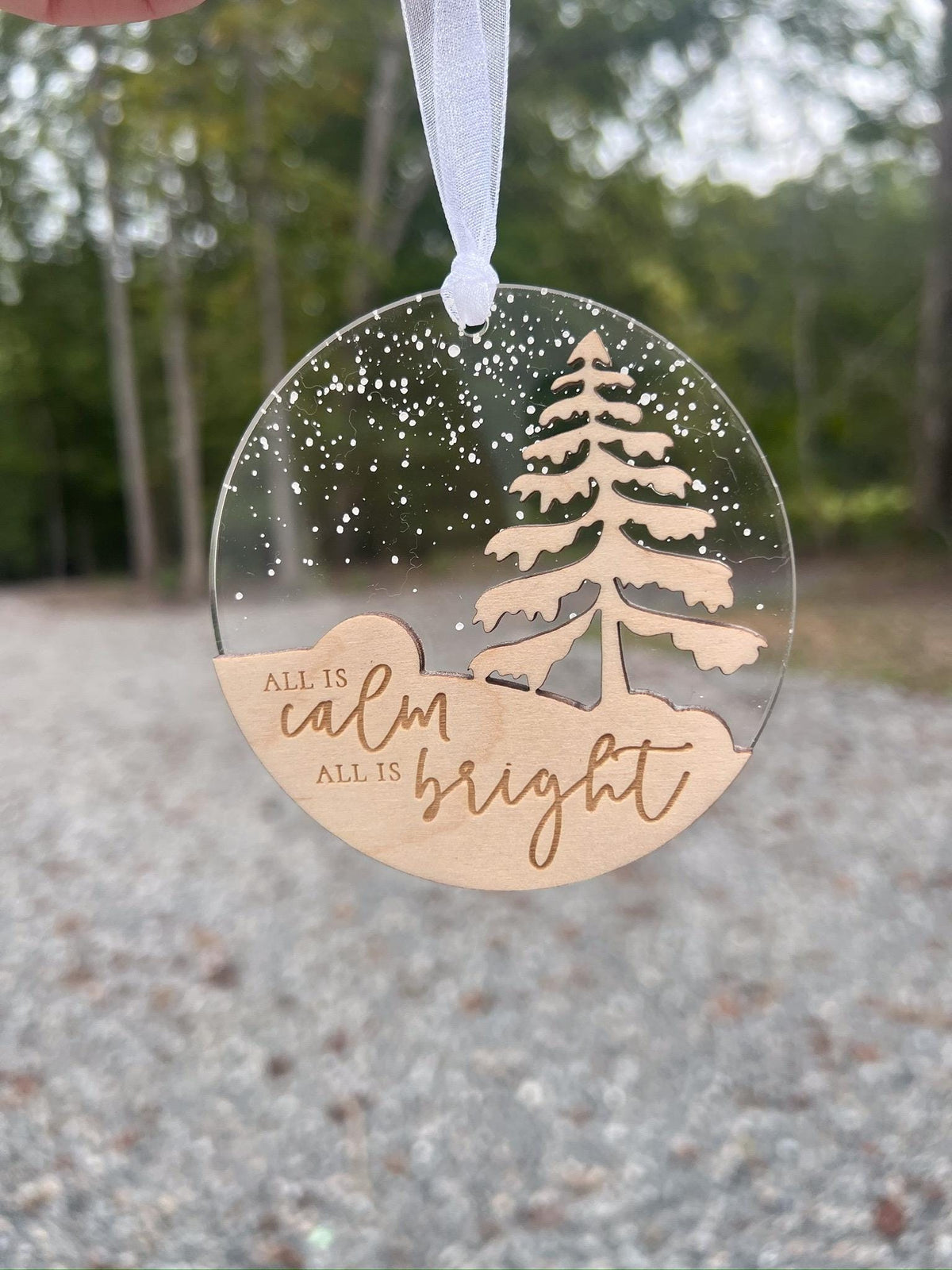 Wise Men wood and acrylic ornament alternate view