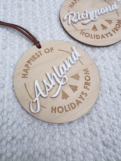 Richmond Virginia Ornament, Laser Engraved Holiday Keepsake - legacy product image 4