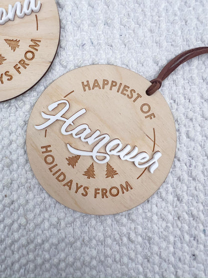 Richmond Virginia Ornament, Laser Engraved Holiday Keepsake - legacy product image 5