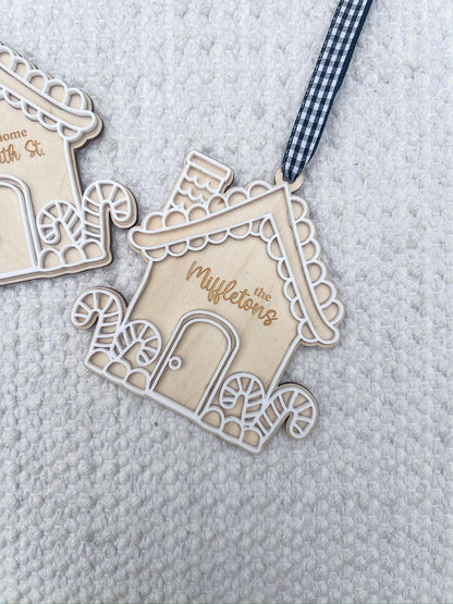 Personalized gingerbread family ornament alternate photo 6