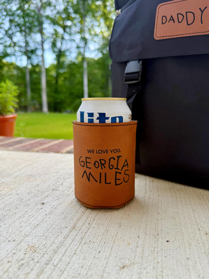 Personalized Backpack Cooler for Dad – Custom Handwriting Patch, Father's Day Gift - legacy product image 3